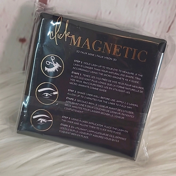 🆕️NWT Lilly Lashes Click Magnetic Faux Mink False Lash Collection Miami Lashes - Picture 7 of 9